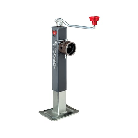 Draw-Tite TRAILER JACK, SWIVEL MOUNT SQUARE TUBE - TOP WIND; 8,000 LBS SUPPORT; 190705